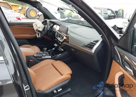 2022 BMW X3 xDrive30I from USA, damaged, VIN WBX57DP08NN143614